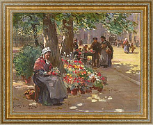 Постер Блэклок Уильям The Flower Seller, 1912 Постер Блэклок Уильям The Flower Seller, 1912