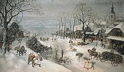 Постер Валкенборх Лукас Winter 3 Постер Валкенборх Лукас Winter 3