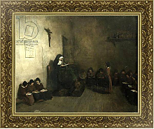 Постер Бонвин Франсуа Interior of a School for Orphaned Girls, 1850 Постер Бонвин Франсуа Interior of a School for Orphaned Girls, 1850