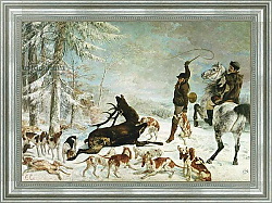 Постер Курбе Гюстав (Gustave Courbet) The Death of the Deer, 1867
