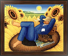 Постер Брумфильд Франсис (совр) Van Gogh's Sunflowers, 1998 Постер Брумфильд Франсис (совр) Van Gogh's Sunflowers, 1998