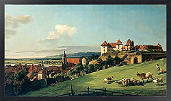Постер Беллотто Бернардо Вид Пирны от замка Зонненштайн