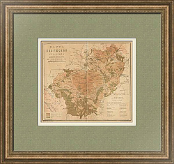 Антикварная Карта Калужской губернии