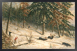 Постер Криегофф Корнелиус Hunting Moose