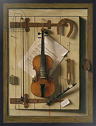 Still Life, Violin and Music, 1888