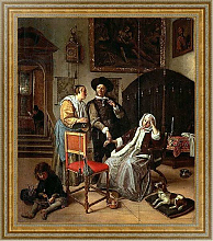 Постер Стен Ян Physician's Visit, c.1663-65 Постер Стен Ян Physician's Visit, c.1663-65