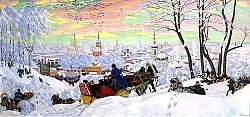 Постер Кустодиев Борис Масленица. 1916 Постер Кустодиев Борис Масленица. 1916