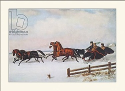 Постер Криегофф Корнелиус Winter Sleigh Постер Криегофф Корнелиус Winter Sleigh