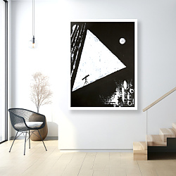 Постер Art Series by MaryMIA Black&White fantasies.  Telescope