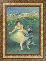 Постер Дега Эдгар (Edgar Degas) Harlequin and Colombine, c.1886-90 Постер Дега Эдгар (Edgar Degas) Harlequin and Colombine, c.1886-90