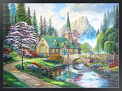 Церковь в лесу