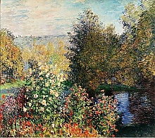 Постер Моне Клод (Claude Monet) Уголок сада в Монжероне Постер Моне Клод (Claude Monet) Уголок сада в Монжероне