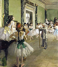 Постер Дега Эдгар (Edgar Degas) Танцевальный класс 2 Постер Дега Эдгар (Edgar Degas) Танцевальный класс 2