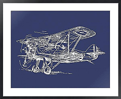 Белый набросок самолета