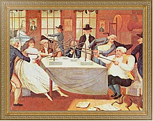 Постер Школа: Америка (18 в) Benjamin Franklin's experiments with electricity Постер Школа: Америка (18 в) Benjamin Franklin's experiments with electricity