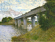 Постер Моне Клод (Claude Monet) The Railway Bridge at Argenteuil, 1874 Постер Моне Клод (Claude Monet) The Railway Bridge at Argenteuil, 1874