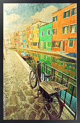 Постер  Италия. Улицы Италии #20, Венеция. Винтаж