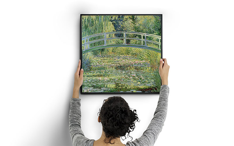 Картина Моне на холсте по акции