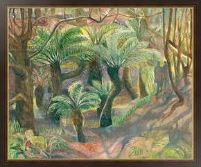 Картина в раме Tree ferns, Trewidden
