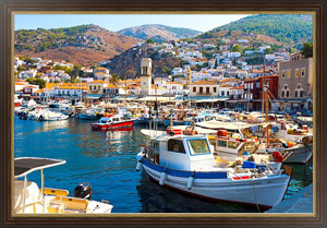 Постер Греция, остров Гидра