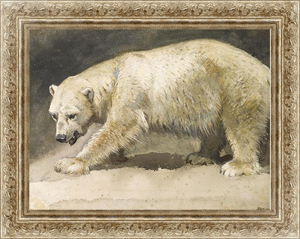 Постер на холсте He polar bear