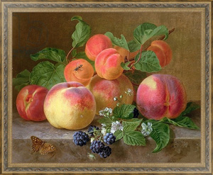 Репродукция картины Still Life of Peaches