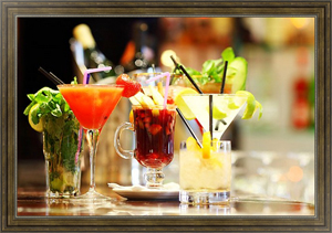 Постер для интерьера Коктейли