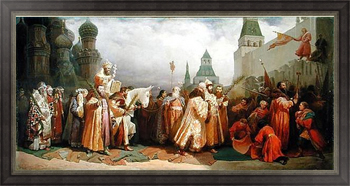 Картина Palm Sunday Procession under the Reign of Tsar Alexis Romanov 1868