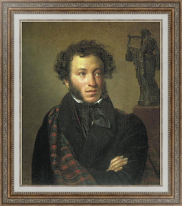 Постер Портрет поэта Александра Сергеевича Пушкина