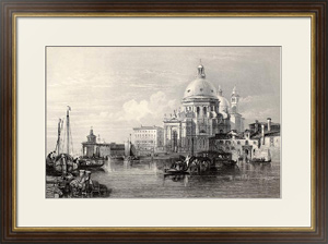 Постер-гравюра Santa Maria della Salute basilica