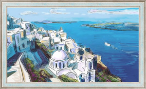 Постер Серия Улицы Греции: Греческие зарисовки #1