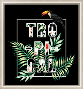Постер на холсте Тропический плакат