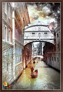 Картина в раме Венеция мечты 3