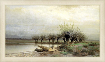 Картина в раме Весна. 1866