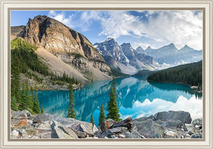 Постер Канада. Moraine lake
