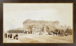 Постер в раме Вид Николаевского дворца в Петербурге